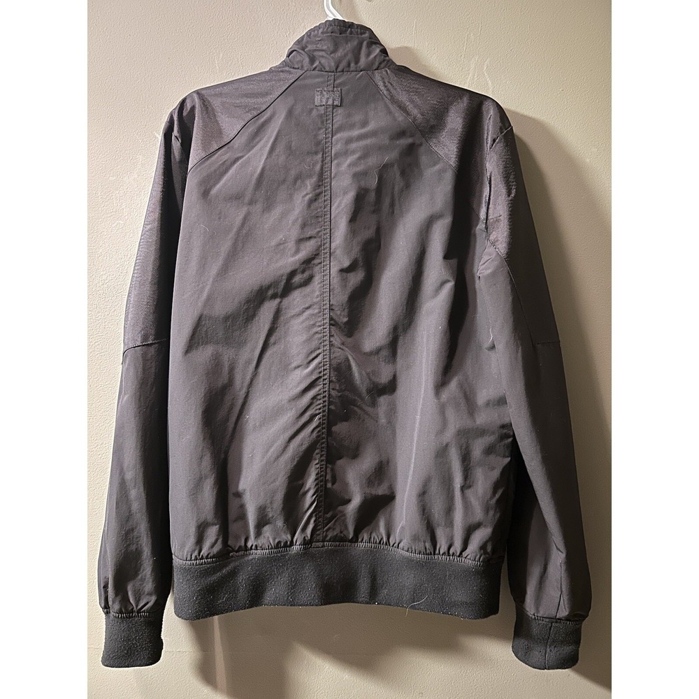 G-Star Raw Men's Dark Black Meson Full Zip Track Jacket Cafe Racer Members Only - Picture 7 of 13